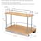 Household Essentials Glidez Wood 2-Tier Cabinet Organizer